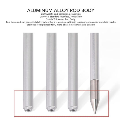 4 Section Universal Prism Pole for Total Station Surveying